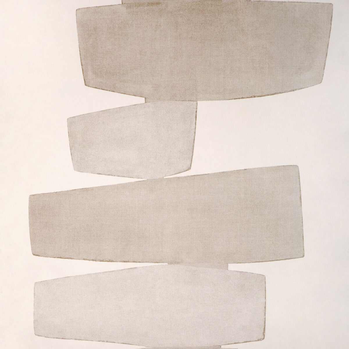 KRAVET COUTURE STACKED WP W4266.11.0 in FOG Wallpaper - ART 