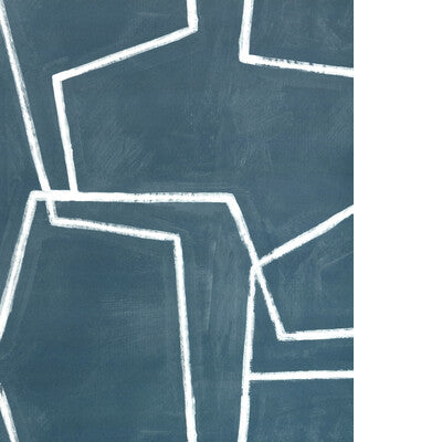 KRAVET COUTURE CHALKA W4402.35.0 in INDIGO Wallpaper - LINHE