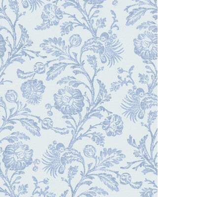 KRAVET COUTURE EUNICE VINE WP W4439.15.0 in BLUE BAY Wallpap