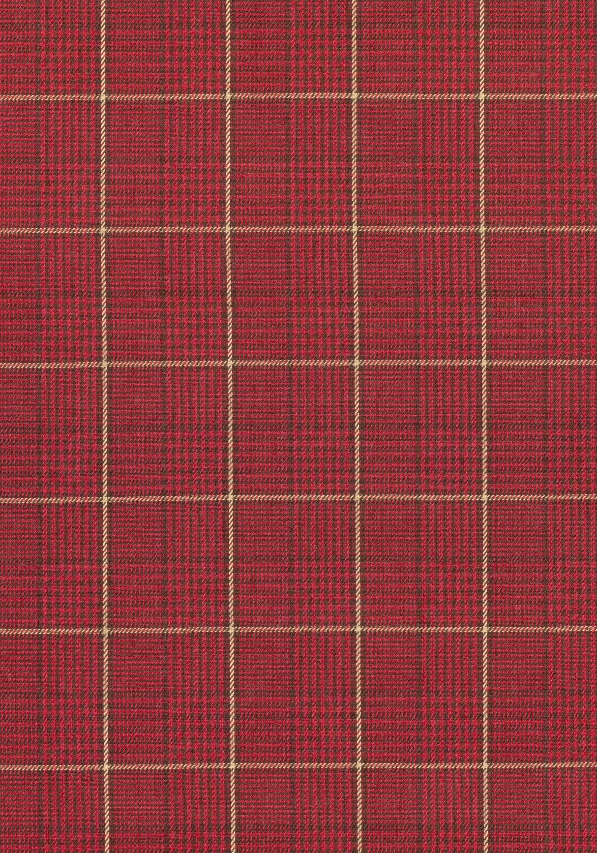 Thibaut W710204 GRASSMARKET CHECK Red Fabric