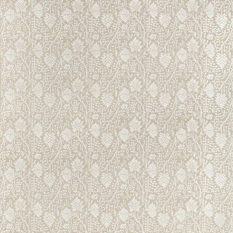 Thibaut MORRIS VELVET W710500 in Flax Fabric - BOXWOOD FABRI
