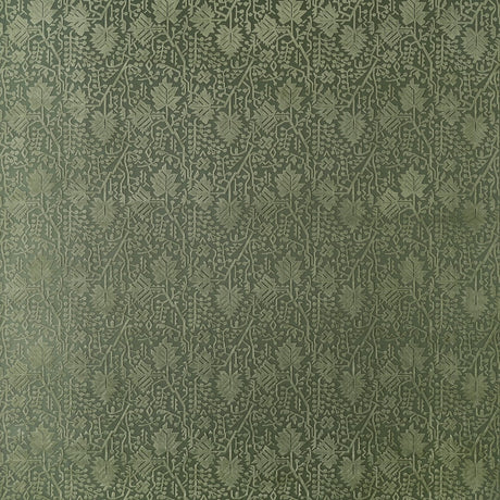 Thibaut MORRIS VELVET W710503 in Olive Fabric - BOXWOOD FABR