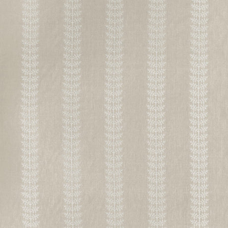 Thibaut AMBLE EMBROIDERY W710504 in Flax Fabric - BOXWOOD FA