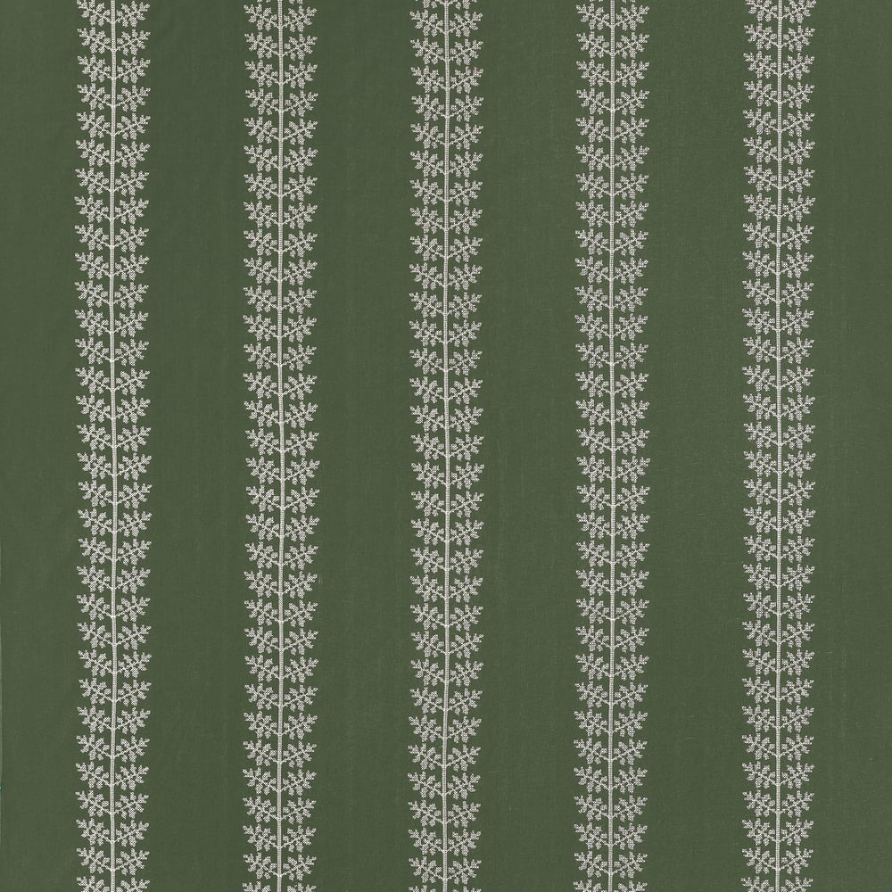Thibaut AMBLE EMBROIDERY W710506 in Olive Fabric - BOXWOOD F