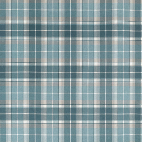 Thibaut SCOT'S PLAID W710534 in Spa Blue Fabric - BOXWOOD FA
