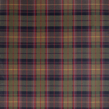 Thibaut SCOT'S PLAID W710536 in Olive and Cranberry Fabric -