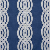 Thibaut W710802 BRAID EMBROIDERY Navy Fabric