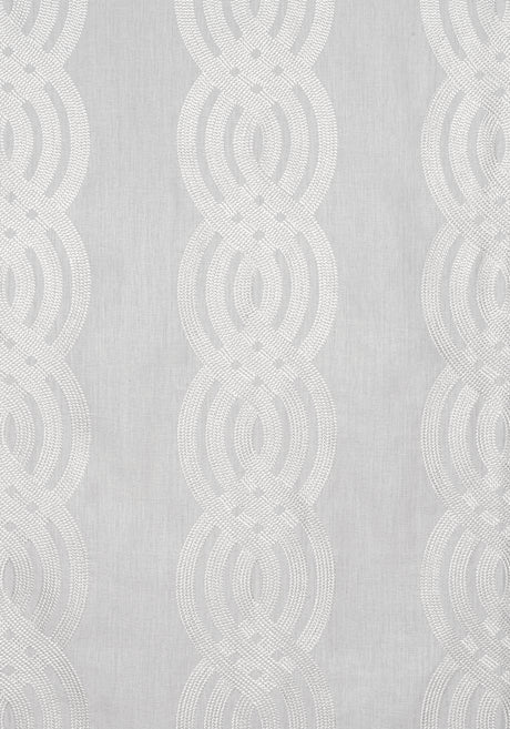 Thibaut W710803 BRAID EMBROIDERY Grey Fabric