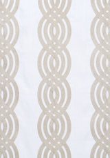 Thibaut W710804 BRAID EMBROIDERY Cream Fabric