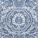 Thibaut W710837 EARL DAMASK Blue Fabric