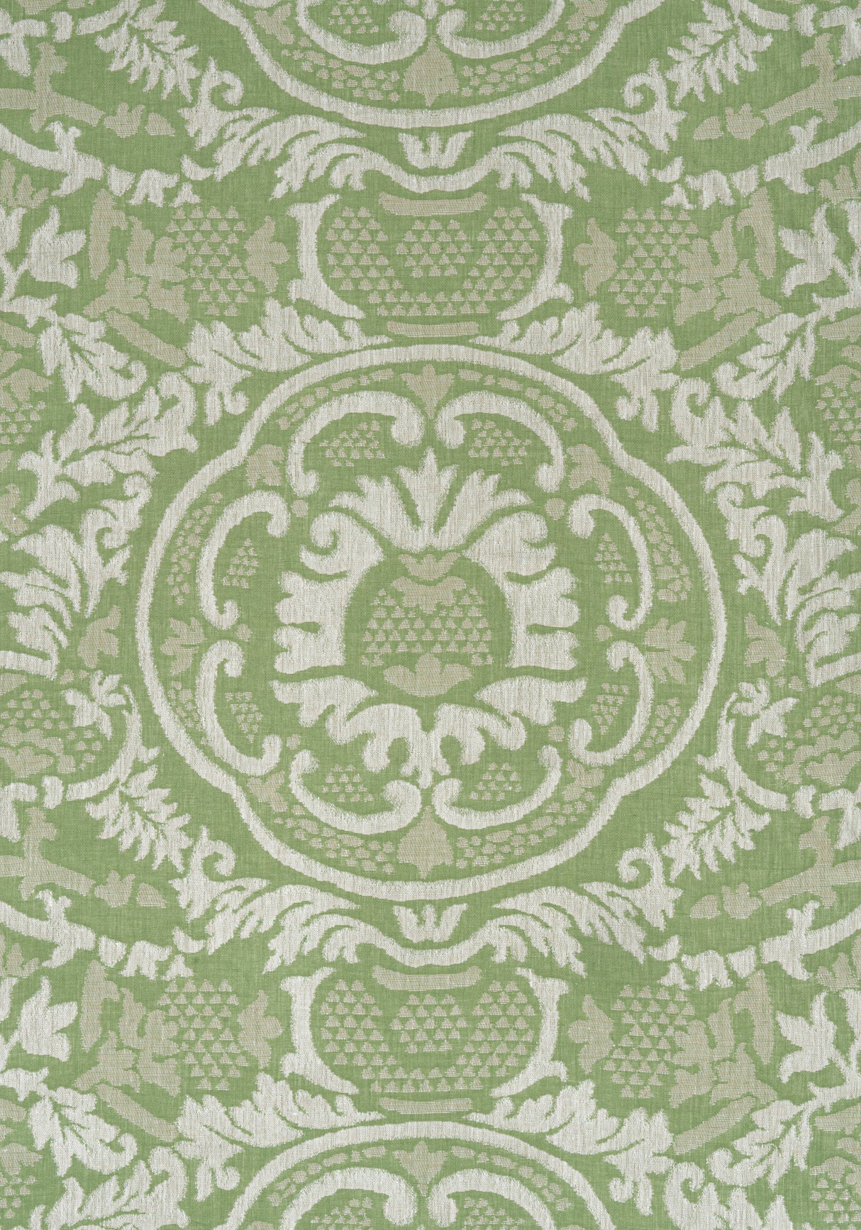 Thibaut W710838 EARL DAMASK Green Fabric