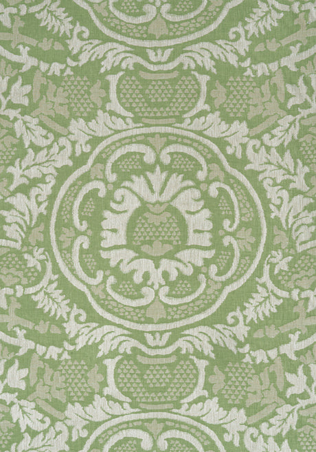 Thibaut W710838 EARL DAMASK Green Fabric