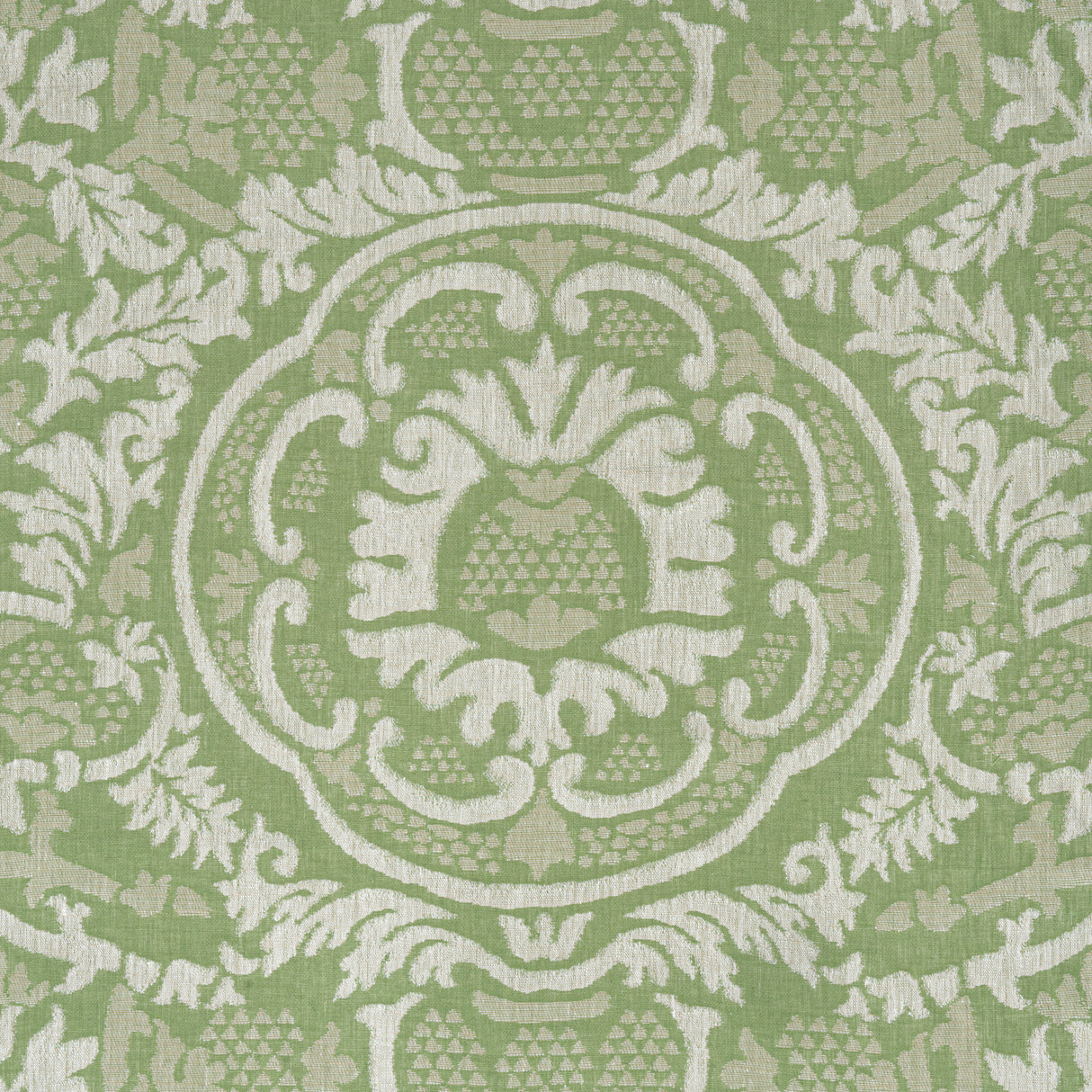 Thibaut W710838 EARL DAMASK Green Fabric