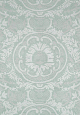 Thibaut W710839 EARL DAMASK Robin's Egg Fabric