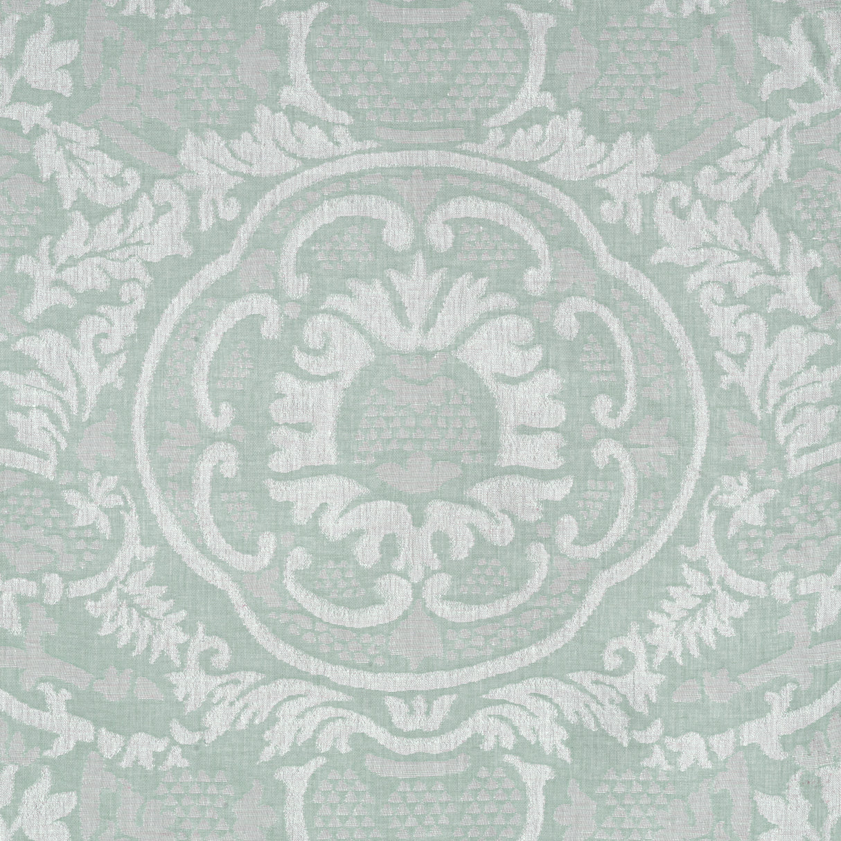 Thibaut W710839 EARL DAMASK Robin's Egg Fabric