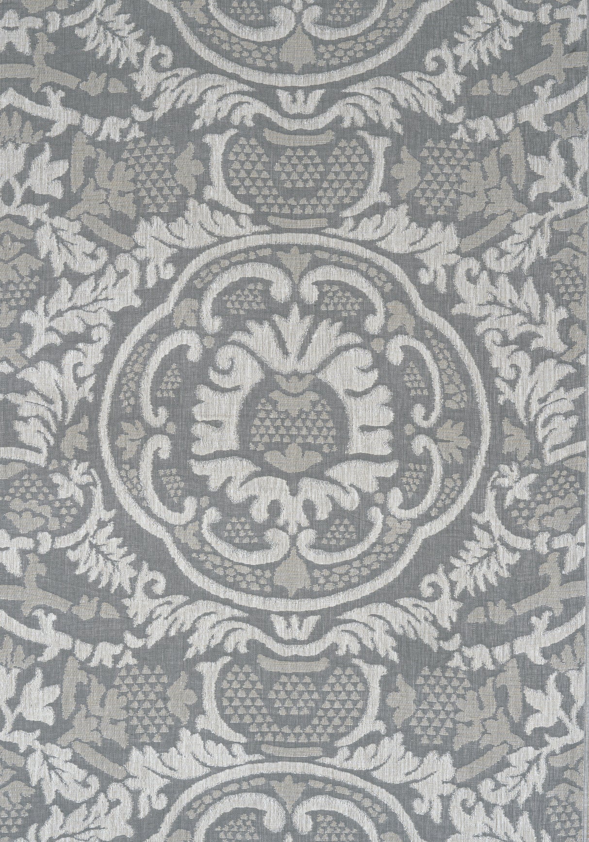 Thibaut W710840 EARL DAMASK Charcoal Fabric