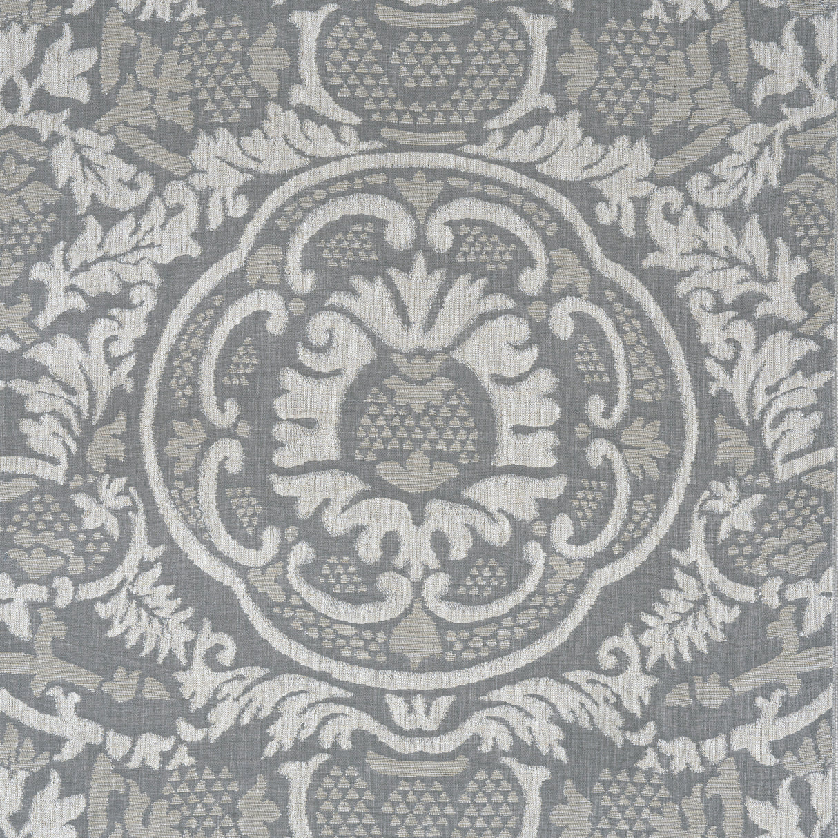 Thibaut W710840 EARL DAMASK Charcoal Fabric