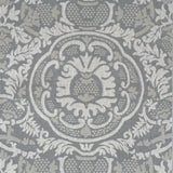 Thibaut W710840 EARL DAMASK Charcoal Fabric