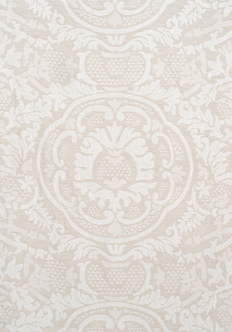 Thibaut W710841 EARL DAMASK Flax Fabric