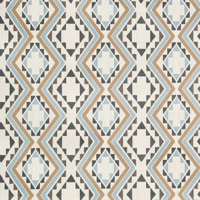 Thibaut SAGAMORE W711113 in Toffee and Charcoal Fabric - ACA