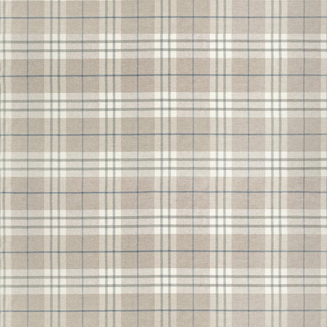 Thibaut PERCIVAL PLAID W711326 in Flax Fabric - SAVILE