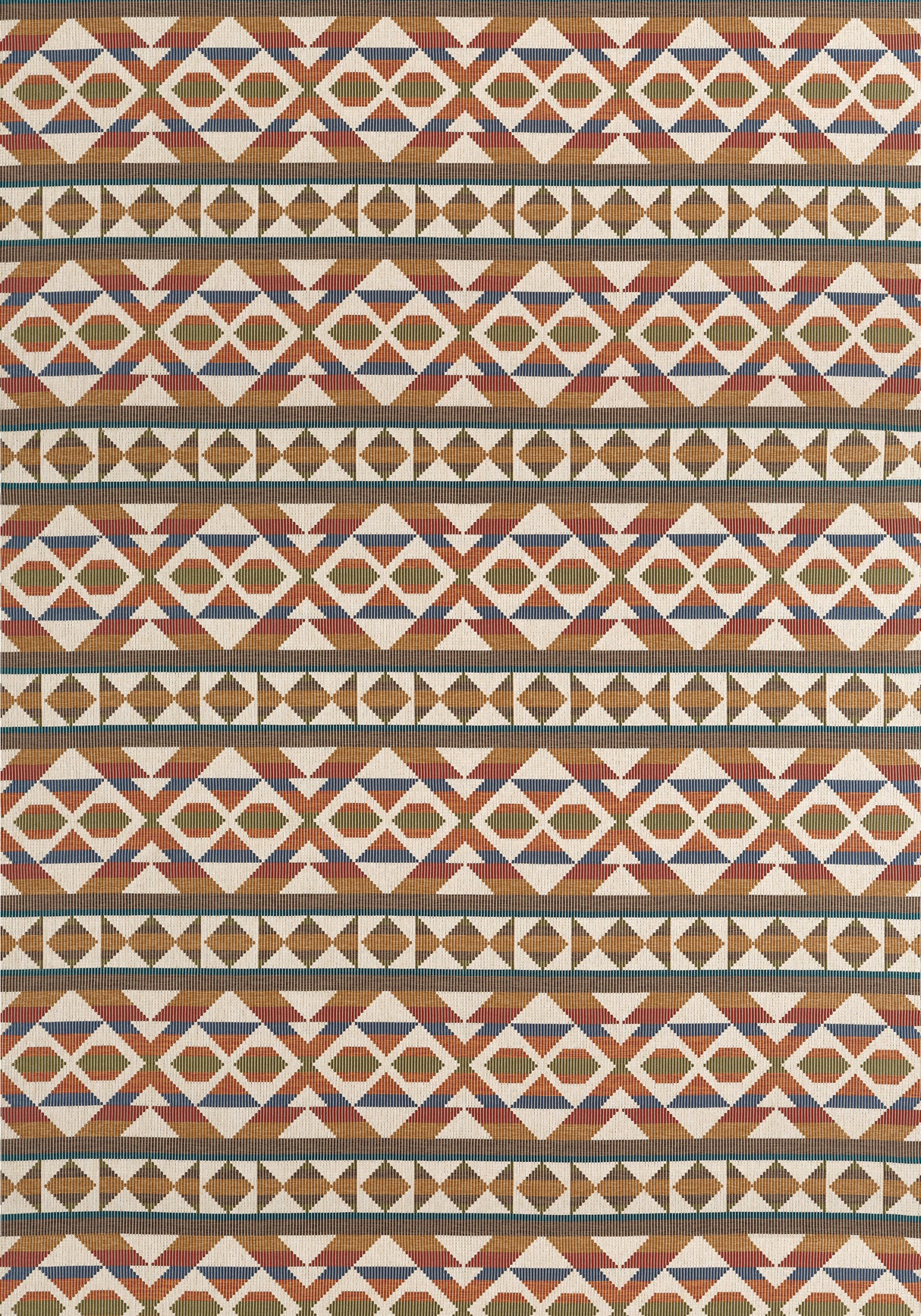 Thibaut W712026 BERBER BLANKET Ochre and Brown Fabric