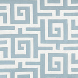 Thibaut W713222 TULUM APPLIQUE Spa Blue Fabric
