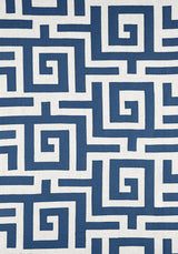 Thibaut W713225 TULUM APPLIQUE Navy Fabric