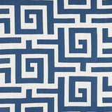 Thibaut W713225 TULUM APPLIQUE Navy Fabric