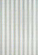 Thibaut W713241 RENO STRIPE EMBROIDERY Spa Blue Fabric