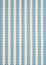 Thibaut W713243 RENO STRIPE EMBROIDERY Teal Fabric