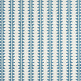 Thibaut W713243 RENO STRIPE EMBROIDERY Teal Fabric