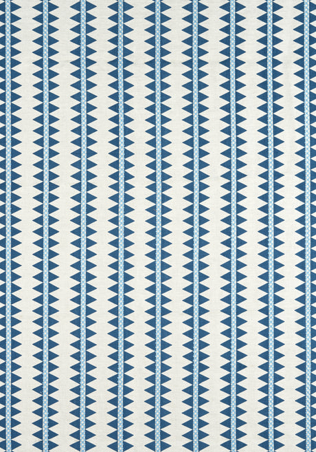Thibaut W713244 RENO STRIPE EMBROIDERY Navy Fabric
