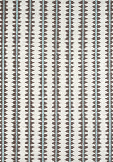 Thibaut W713246 RENO STRIPE EMBROIDERY Brown Fabric