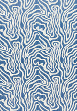 Thibaut W713606 ALESSANDRO Blue Fabric