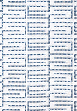 Thibaut W713627 ARCHITECT EMBROIDERY Blue Fabric