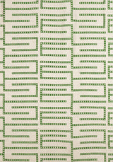 Thibaut W713628 ARCHITECT EMBROIDERY Emerald Fabric