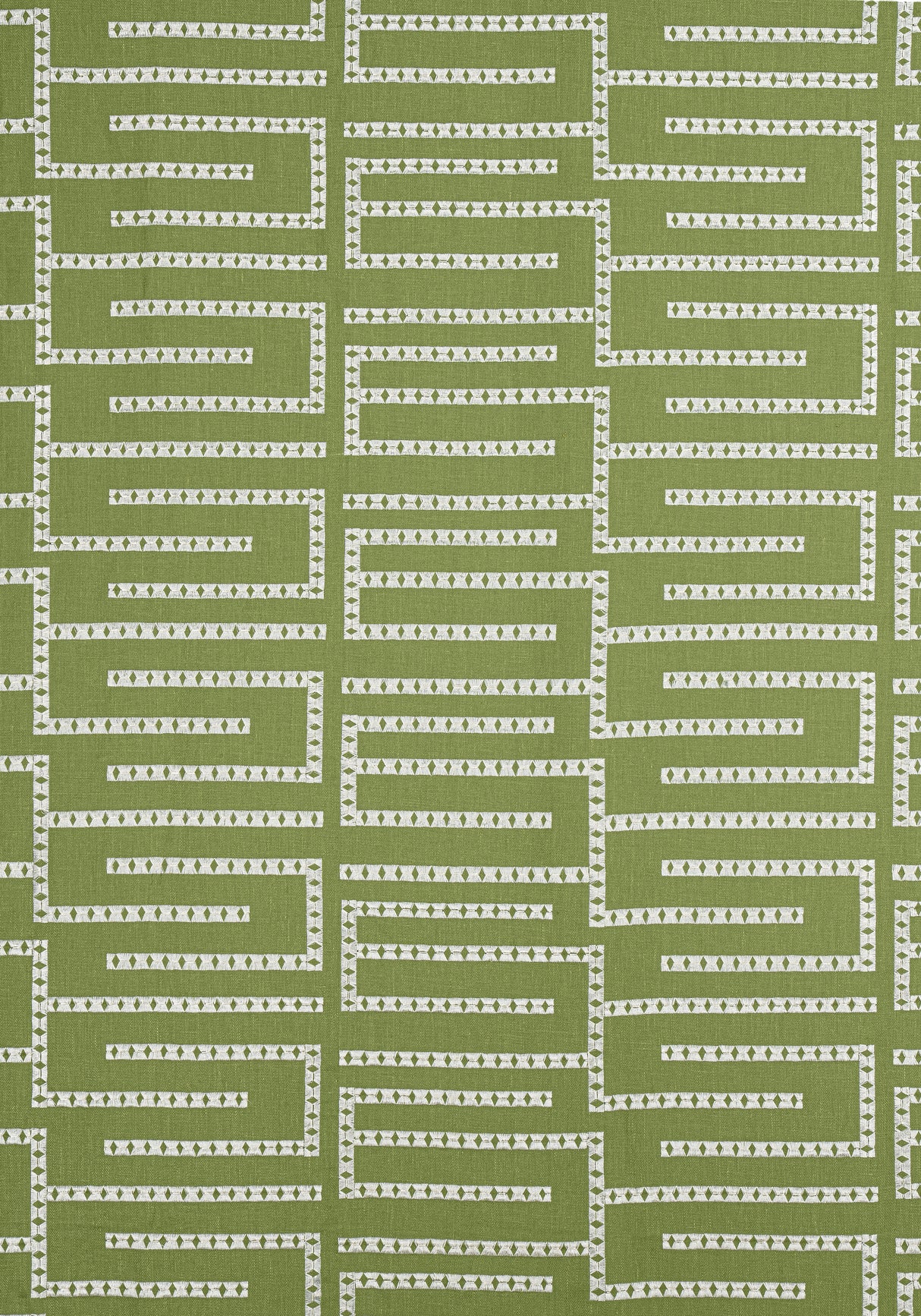 Thibaut W713630 ARCHITECT EMBROIDERY Sage Fabric