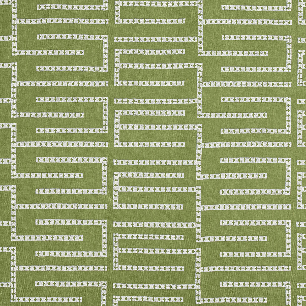 Thibaut W713630 ARCHITECT EMBROIDERY Sage Fabric