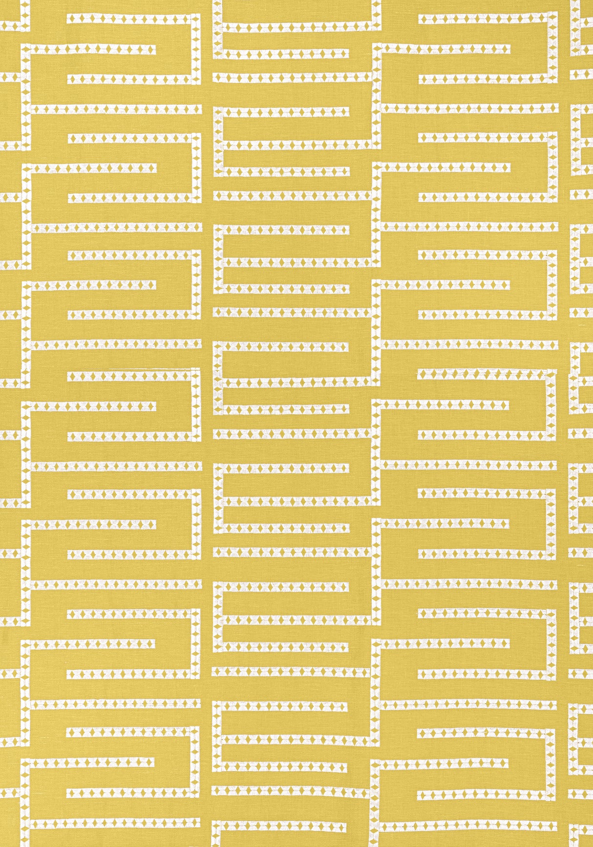Thibaut W713632 ARCHITECT EMBROIDERY Harvest Gold Fabric