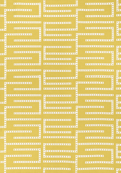 Thibaut W713632 ARCHITECT EMBROIDERY Harvest Gold Fabric