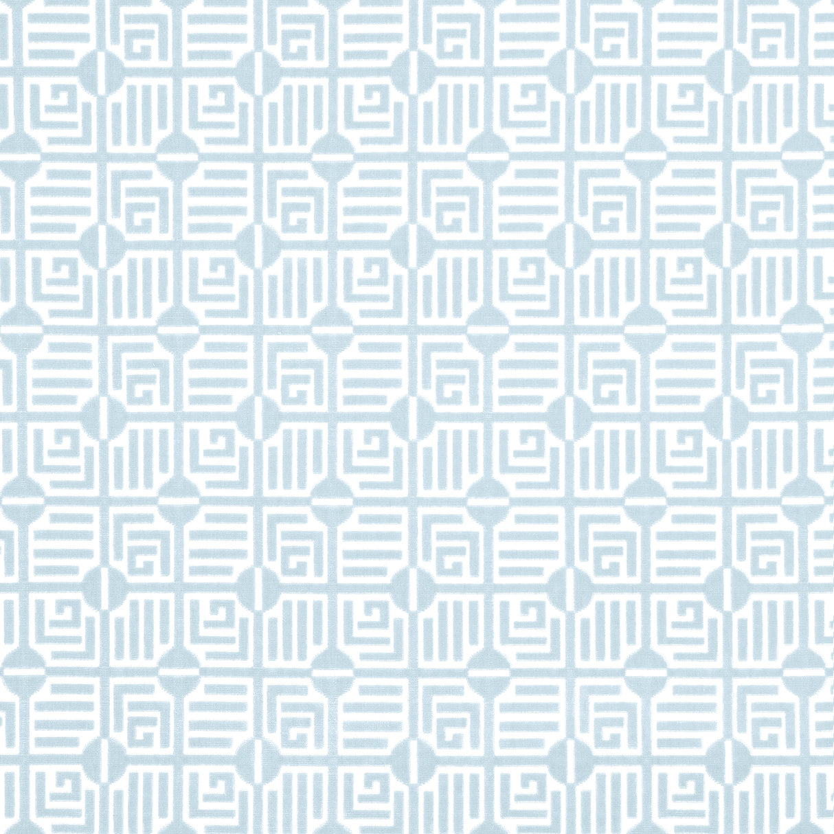 Thibaut W713643 LABYRINTH VELVET Spa Blue Fabric