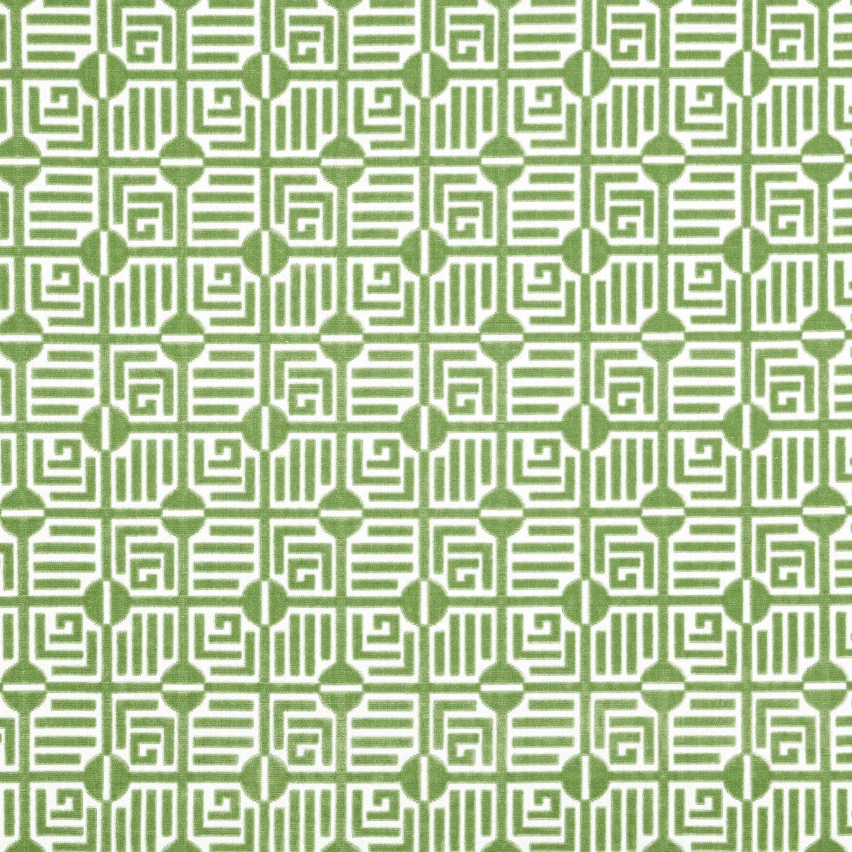 Thibaut W713645 LABYRINTH VELVET Emerald Fabric