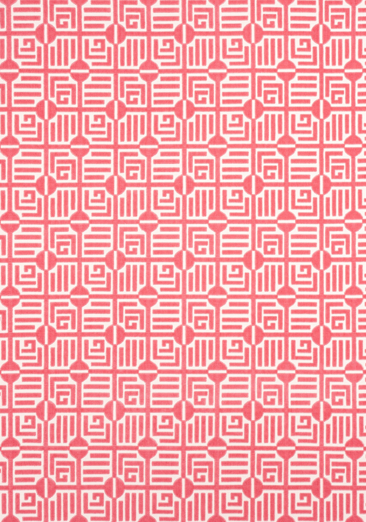 Thibaut W713648 LABYRINTH VELVET Coral Fabric