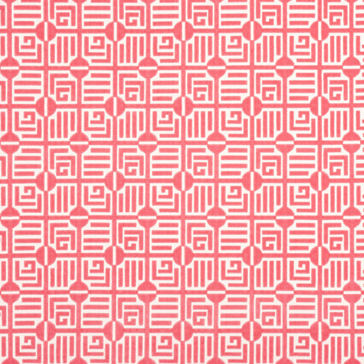 Thibaut W713648 LABYRINTH VELVET Coral Fabric
