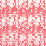 Thibaut W713648 LABYRINTH VELVET Coral Fabric