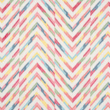 Thibaut W714343 HAMILTON EMBROIDERY Multi on Cream Fabric