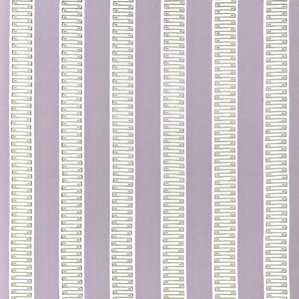 Thibaut RARITAN LINE EMBROIDERY W714633 in Lilac Fabric - FA
