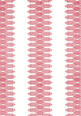Thibaut W720812 NOLA STRIPE EMBROIDERY Pink Fabric