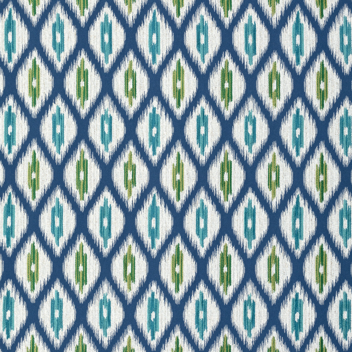 Thibaut W73361 RAJAH Marine Blue Fabric